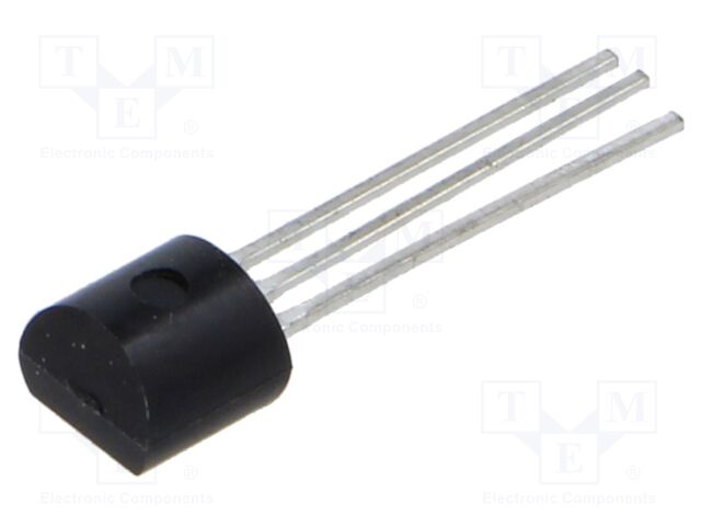 IC: temperature sensor; -40÷125°C; TO92; THT; Interface: analog