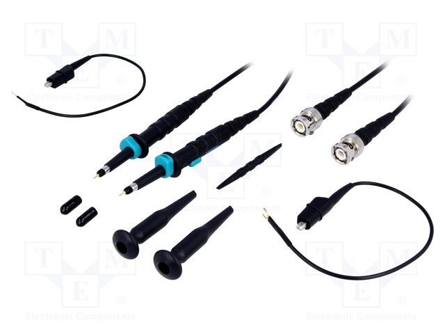 Oscilloscope probe; Band: ≤150MHz (10: 1),≤15MHz (1: 1); 1.2m