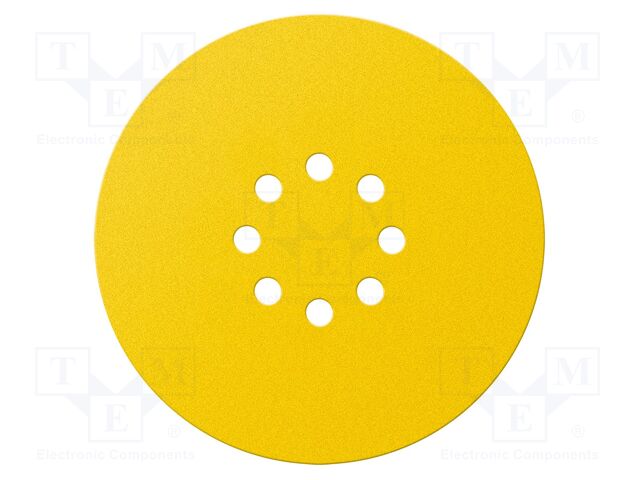 Cleaning cloth: sandpaper; Granularity: 80; Mounting: bur; Ø225mm