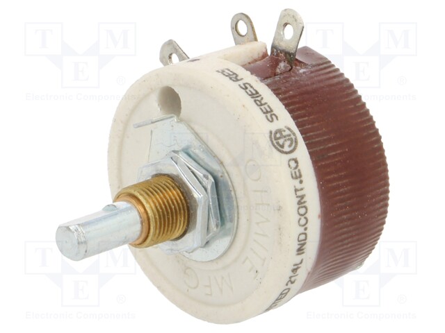 Potentiometer: shaft; 35Ω; 25W; 6.35mm; Shaft: smooth; wirewound