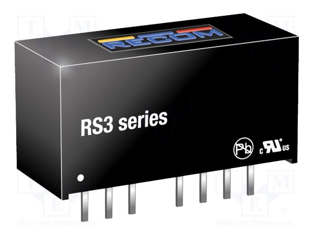 Converter: DC/DC; 3W; Uin: 36÷72V; Uout: 15VDC; Uout2: -15VDC; SIP8