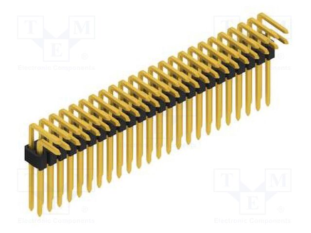 Connector: pin strips; pin header; male; PIN: 48; 1.27mm; THT; 2x24