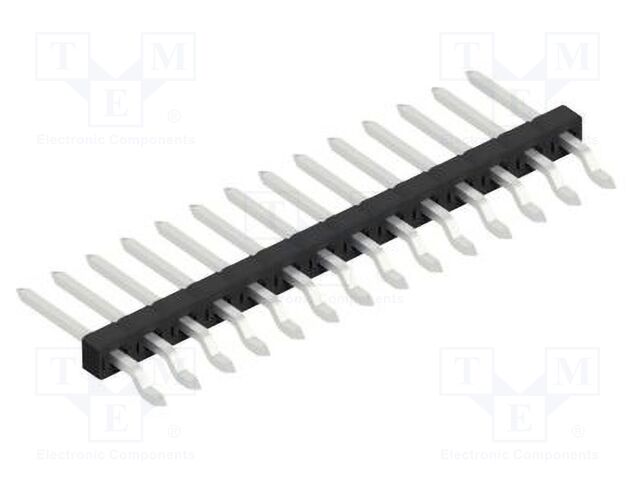 Connector: pin strips; pin header; male; PIN: 14; 2mm; SMT; 1x14