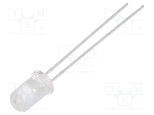 LED; 5mm; blue; 40mcd; 25°; Front: convex