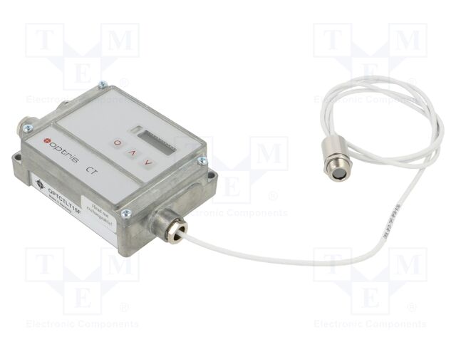 Infrared thermometer; -50÷600°C; Opt.resol: 15: 1; ε: 0,1÷1,1; IP65