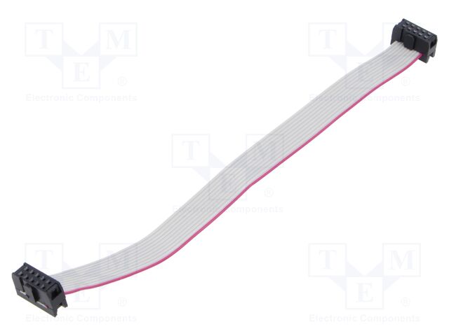 Ribbon cable with IDC connectors; Tape ph: 1.27mm; 0.2m