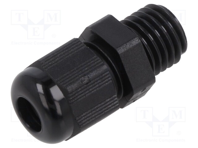 Cable gland; without nut; M12; 1.5; IP68; Mat: polyamide; black