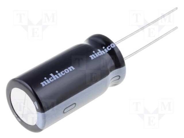 Capacitor: electrolytic; THT; 0.47uF; 250VDC; Ø6x11mm; Pitch: 2.5mm