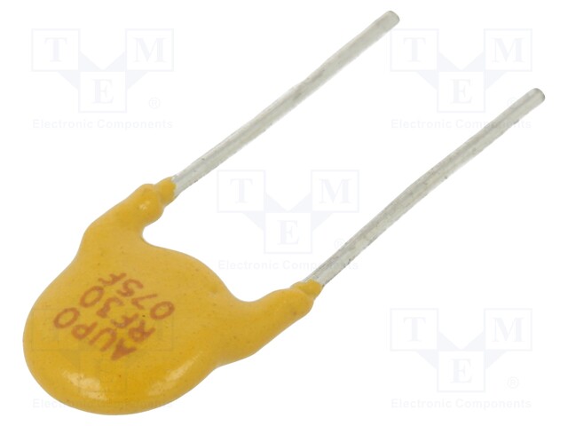 Fuse: PTC polymer; 750mA; RF30