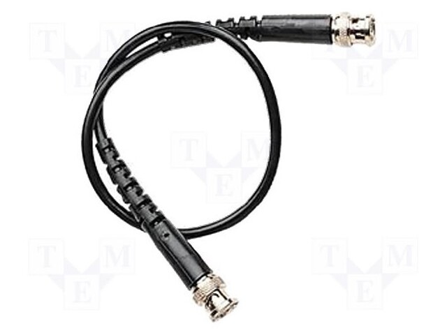 Test lead; 1.524m; black; 70V; Structure: 2x BNC female plug