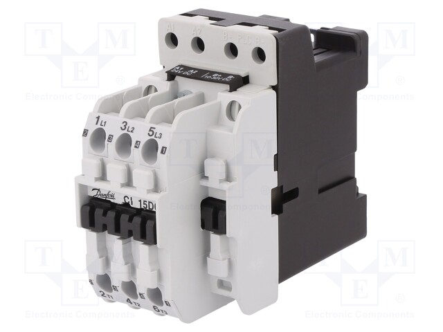 Contactor: 3-pole; NO x3; 24VDC; 15A; DIN,panel; CI 15; -30÷60°C