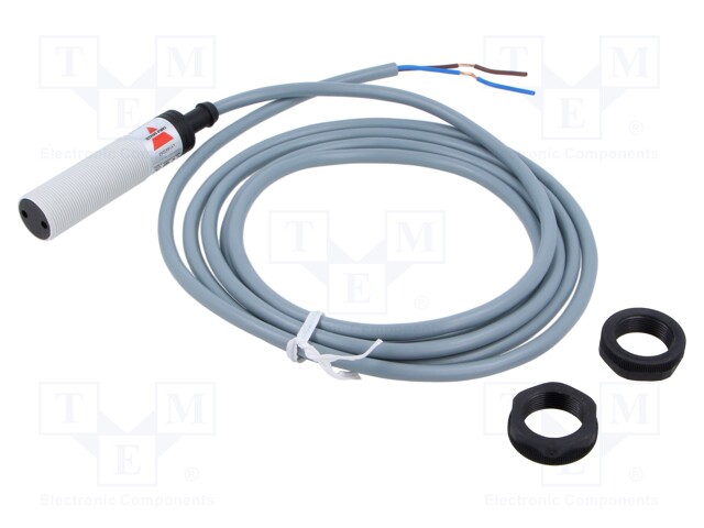 Sensor: photoelectric; Range: 100mm; SCR NO; DARK-ON,LIGHT-ON