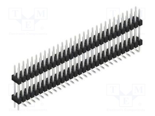 Connector: pin strips; pin header; male; PIN: 58; 2.54mm; SMT; 2x29