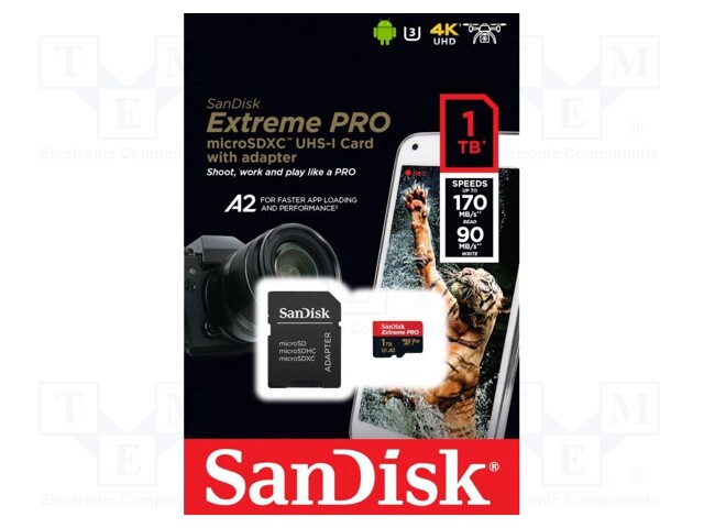 Memory card; Android,Extreme Pro,A2 Specification; SD XC Micro