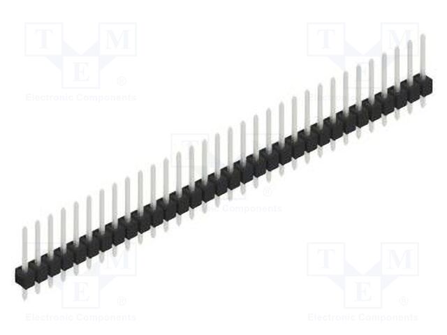 Connector: pin strips; pin header; male; PIN: 32; 2.54mm; THT; 1x32