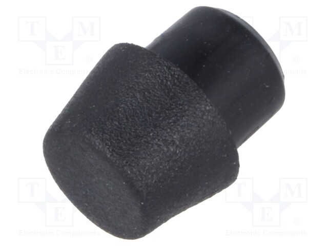 Quick mounting foot; Ø: 9mm; H: 5mm; PVC