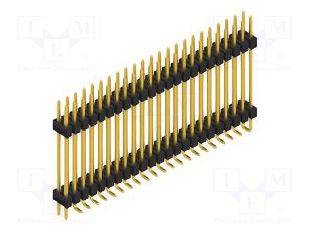 Connector: pin strips; pin header; male; PIN: 46; 2.54mm; SMT; 2x23