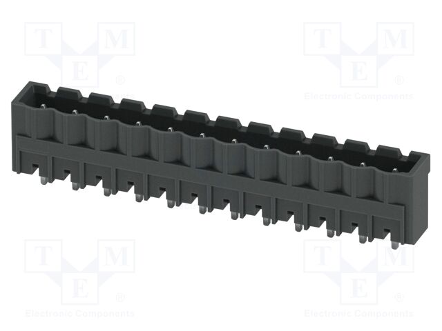 PCB headers, nominal cross section: 2.5 mm?, color: black, n
