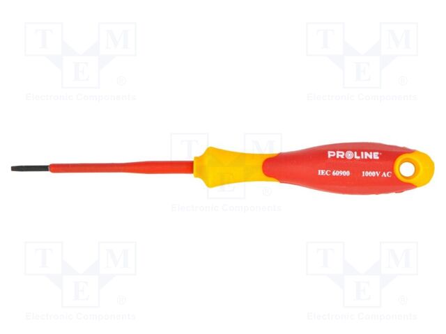 Screwdriver; insulated; slot; SL 4.5; 125mm
