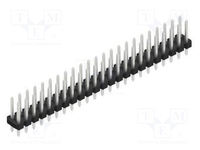 Connector: pin strips; pin header; male; PIN: 46; 2.54mm; THT; 2x23