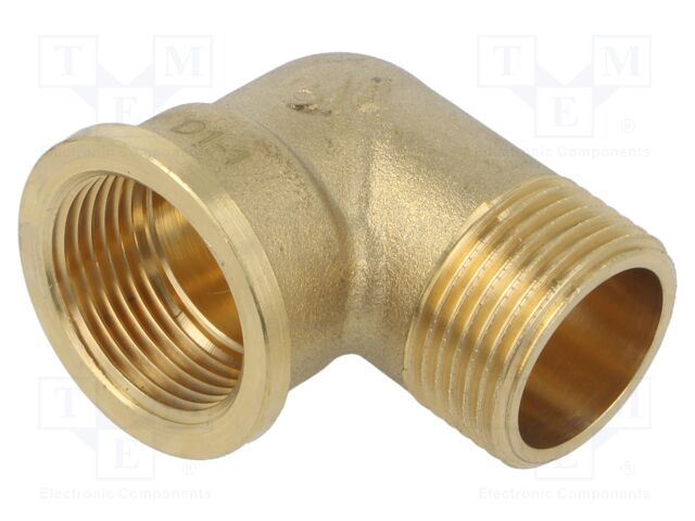 Male-female; max.6bar@<90°C,max.16bar@10°C÷30°C; brass CW617N