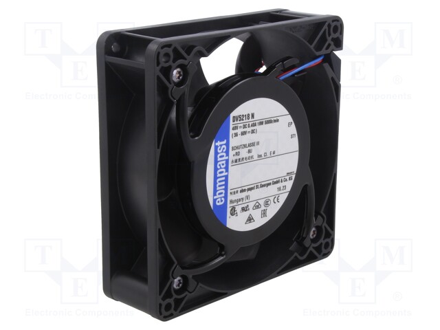 Fan: DC; axial; 127x127x38mm; 270m3/h; 56dBA; ball bearing; 5000rpm