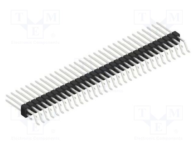 Connector: pin strips; pin header; male; PIN: 64; 2.54mm; SMT; 2x32