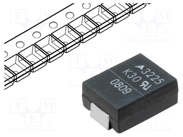 Varistor: metal-oxide; SMD; 3225; 250VAC; 320VDC; 8.2J; 400A; 100mW