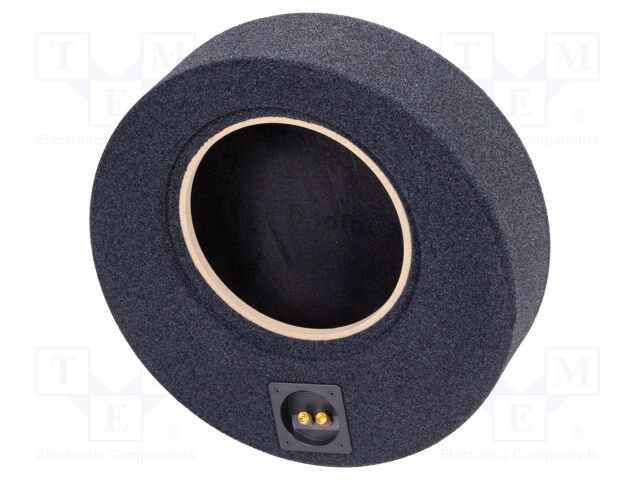 Car loudspeaker enclosure; MDF; black melange; textil; 250m; 15l
