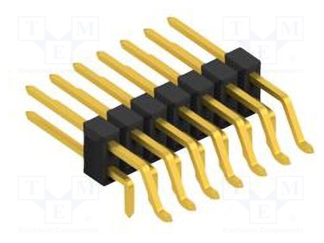Connector: pin strips; pin header; male; PIN: 14; 2.54mm; SMT,THT