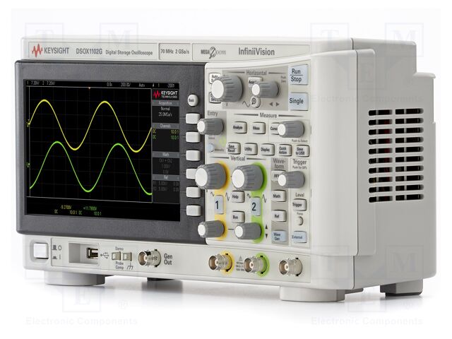 Oscilloscope: digital; Band: ≤70MHz; Channels: 2; 1Mpts; 2Gsps