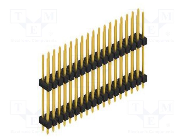 Connector: pin strips; pin header; male; PIN: 36; 2.54mm; THT; 2x18
