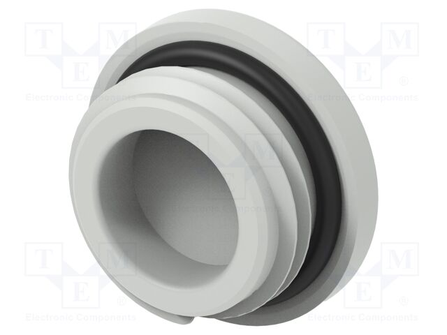 Stopper; polyamide; light grey; IP68; Entrelec; Gland: M16; 6mm