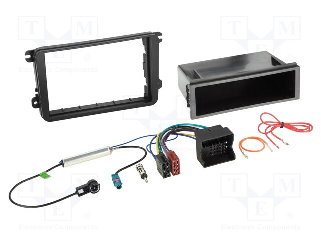 Adapter for control from steering wheel; Seat,VW,Škoda; black