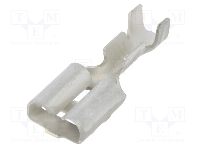 Terminal: flat; 6.3mm; 0.8mm; female; 0.51÷1.65mm2; crimped; tinned