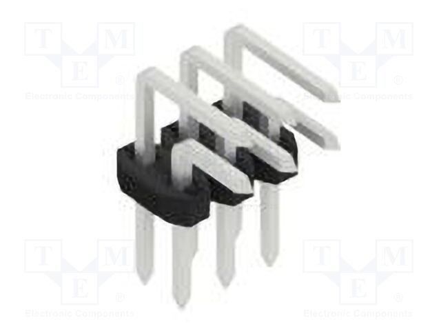 Connector: pin strips; pin header; male; PIN: 6; 2mm; THT; 2x3; 100V