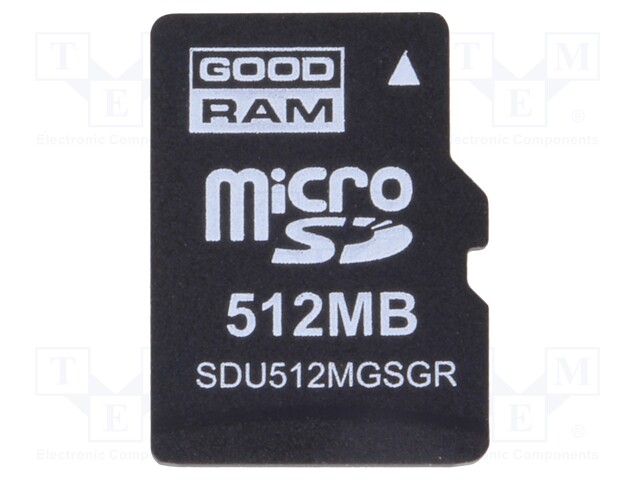 Memory card; industrial; SD Micro,SLC; 512MB; -25÷85°C