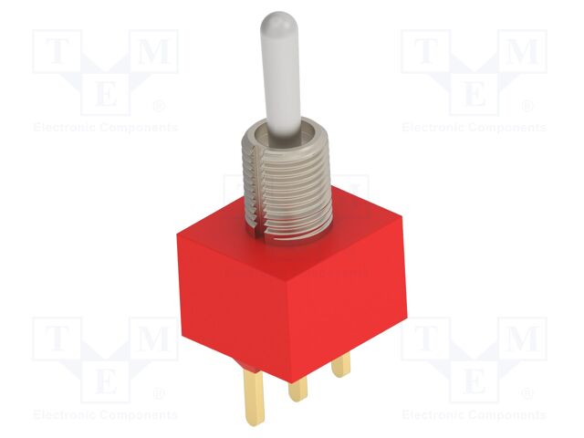 Switch: toggle; Pos: 2; DPDT; ON-(ON); Leads: for PCB; -30÷85°C; 10mΩ