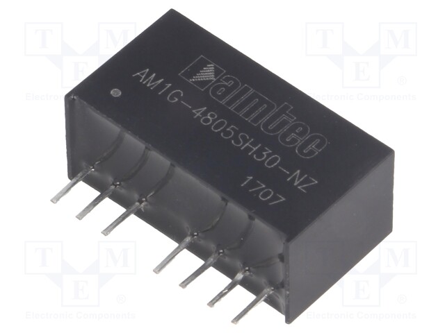 Converter: DC/DC; 1W; Uin: 36÷75V; 5VDC; Iout: 200mA; SIP8; 4.9g