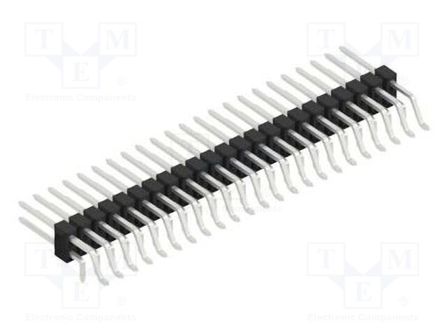 Connector: pin strips; pin header; male; PIN: 46; 2.54mm; SMT,THT