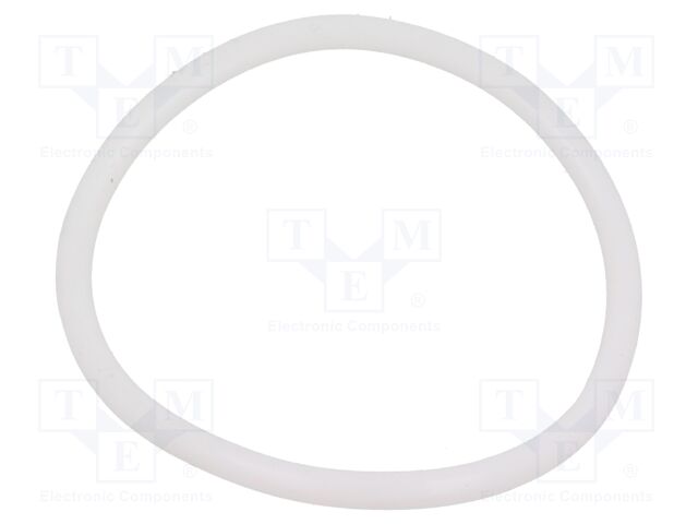 O-ring gasket; silicone; Thk: 3mm; Øint: 45mm; white; -60÷160°C