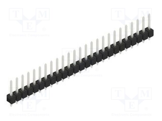 Connector: pin strips; pin header; male; PIN: 25; 2.54mm; THT; 1x25