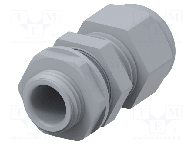 Cable gland; M16; 1.5; IP68; Mat: polyamide; grey; Entrelec