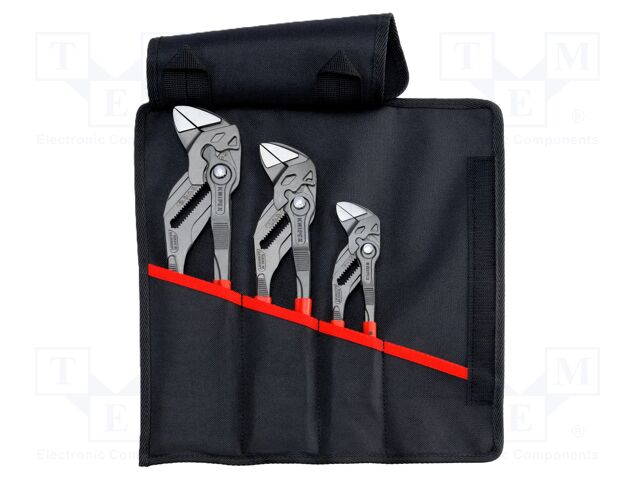 Kit: pliers; case; adjustable; 3pcs.