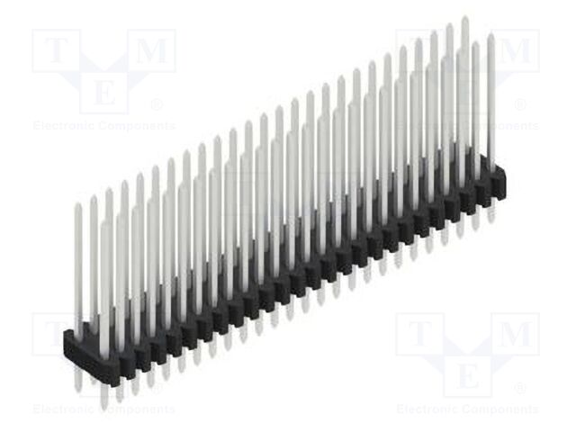 Connector: pin strips; pin header; male; PIN: 52; 1.27mm; THT; 2x26
