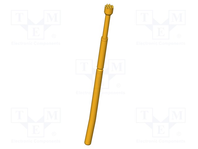Needle-like test probe; Operational spring compression: 2.2mm