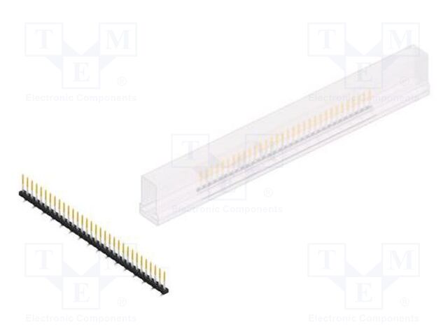 Connector: pin strips; pin header; male; PIN: 32; 2mm; SMT; 1x32