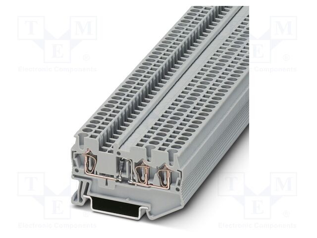 Splice terminal: rail; 500mA; spring clamp; PA; 0.08÷4mm2; W: 5.2mm