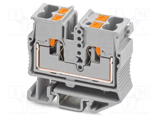 Splice terminal: rail; 24A; 800V; push-in; PA; L: 32.1mm; 0.14÷4mm2