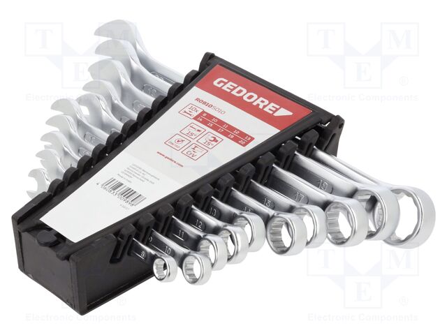 Double-sided; Chrom-vanadium steel; Plating: chromium; 10pcs.